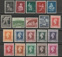 1944 Jaargang Nederland NVPH 423-442 Complete. Postfris/MNH** - Full Years