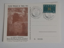Journée Du Timbre 1963 - Commemoration Cards
