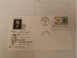 USA FDC COVER MALARIA ERADICATION CIRCULATED TO PORTUGAL 1962 - 1961-1970