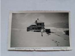 ANTIQUE POSTCARD PORTUGAL MANTEIGAS - A POUSADA DE S. LOURENÇO ISOLADA PELA NEVE CIRCULATED 1959 - Guarda