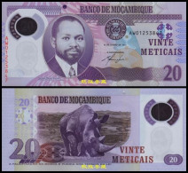 Mozambique 20 Metical 2011, Polymer, AW Replacement Prefix, UNC - Mozambique