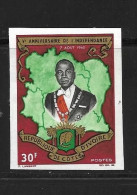 COTE D'IVOIRE 1965   5° Anniversaire De L'independance   YVERT N°237 NEUF MNH** NON DENTELE - Côte D'Ivoire (1960-...)