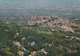 CARTOLINA  MONTEPORZIO CATONE M.456,ROMA,LAZIO-PANORAMA DAL TUSCOLO-STORIA,MEMORIA,CULTURA,BELLA ITALIA,VIAGGIATA 1984 - Multi-vues, Vues Panoramiques