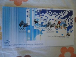 GREECE  FDC 2004  OLYMPIC GAMES  ATHENS   2004 PEACE BIRDS DOVE - Summer 2004: Athens