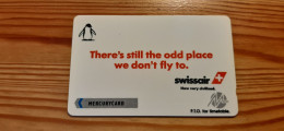 Phonecard United Kingdom, Mercury 1PSWA - Swissair - Mercury Communications & Paytelco