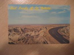 BAD LANDS South Dakota Kadoka Wall Postcard USA - Otros & Sin Clasificación