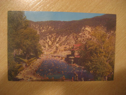 GLENWOOD SPRINGS Colorado Hot Springs Pool And Lodge Warm Mineral Water Swimming Pool Postcard USA - Autres & Non Classés