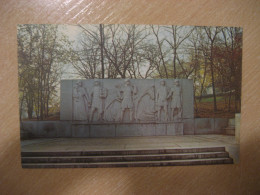 HARRODSBURG Kentucky Old Fort Harrod State Park First Settlement Plaque Postcard USA - Sonstige & Ohne Zuordnung
