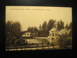 LOS ANGELES California East Lake Park Postcard USA - Los Angeles