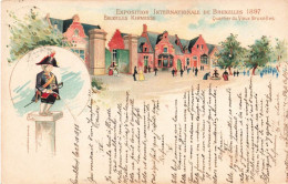 Belgique - Bruxelles - Exposition Universelle De 1897 - Quartier Du Vieux Bruxelles - Mannepis - Carte Postale Ancienne - Expositions Universelles