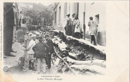 Inondations à Alger - La Rue Valentin, Mustapha - Floods