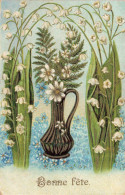 FÊTES - VŒUX - Bonne Fête - Fleurs Et Vase - Colorisé - Carte Postale Ancienne - Sonstige & Ohne Zuordnung