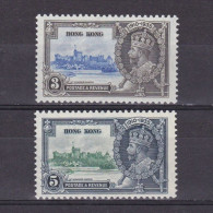 HONG KONG 1935, SG# 133-134, Silver Jubilee, Part Set, KGV, MNH - Neufs