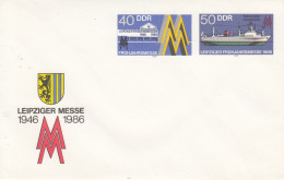 (d)  U 4/1** Leipziger Messe - Stadtwappen 1946 - 1986 - Sobres - Usados