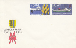 (d)  U 4/1** Leipziger Messe - Stadtwappen 1946 - 1986 - Enveloppes - Oblitérées