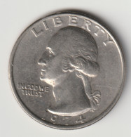 U.S.A. 1974: Quarter, KM 164a - 1932-1998: Washington