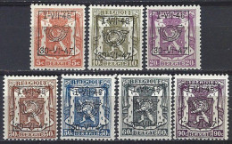 (BL41)   PRE 553/59 ,7 Valeurs ** - Typo Precancels 1936-51 (Small Seal Of The State)