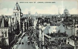 ROYAUME UNI - Londres - Bird's Eye View - Looking East - Carte Postale Ancienne - Autres & Non Classés
