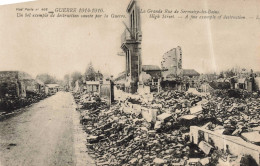 FRANCE - Sermaize-les-Bains - La Grande Rue - Destruction Causée Par La Guerre - Carte Postale Ancienne - Sermaize-les-Bains