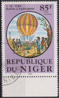 1983 Niger Air Mail ° Mi:NE 826, Sn:NE C319, Yt:NE PA308, Wasserstoffballon - Niger (1960-...)