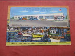 Exposition Fish  Grotto.  Fisherman's Wharf. San Francisco  California > San Francisco   Ref 6180 - San Francisco
