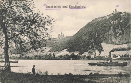 ALLEMAGNE - Drachenfels Und Drachenburg -  Carte Postale Ancienne - Koenigswinter