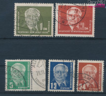 DDR 322-326 (kompl.Ausg.) Wasserzeichen 2 Gestempelt 1952 Wilhelm Pieck (10219704 - Gebraucht