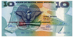 PAPUA NEW GUINEA 10 KINA ND(1988) Pick 9b Unc - Papua New Guinea