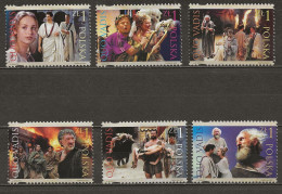 POLAND MNH ** 3681-3686 Série Du Bloc CINEMA FILM QUO VADIS DE JERZEGO KAWALEROWICZ - Unused Stamps