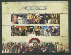 POLAND MNH ** 3681-3686 CINEMA FILM QUO VADIS DE JERZEGO KAWALEROWICZ - Nuevos