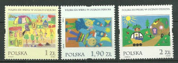 POLAND MNH ** 3688-3690 DESSINS D'ENFANTS Dessin Enfant Enfance Child Children - Unused Stamps