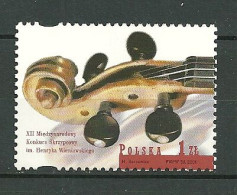 POLAND MNH ** 3692 Concours De Violon Henryk Wieniawski Musique Musicien - Nuevos