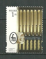 POLAND MNH ** 3696 Musique Centenaire De La Philarmonie De Varsovie - Neufs