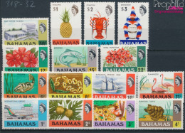 Bahamas 318-332 (kompl.Ausg.) Postfrisch 1971 Flora (10174462 - 1963-1973 Autonomía Interna