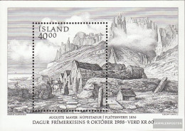 Iceland Block9 (complete Issue) Unmounted Mint / Never Hinged 1988 Day The Stamp - Blocchi & Foglietti