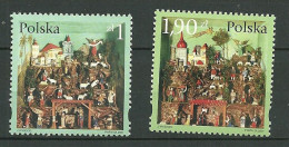POLAND MNH ** 3713-3714 NOEL CRECHES DE BETHLEM DE BASSE SILESIE - Unused Stamps