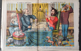 RARE 1880 LE PERROQUET - Augusto GROSSI - JEU DE STRATEGIE - LORD GLADSTONE - ANDRASSY - TURQUIE - CROATIE - - 1850 - 1899