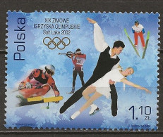 POLAND MNH  ** 3717 Jeux Olympiques D'hiver De Salt Lake City Etats Unis Ski Patinage - Nuevos