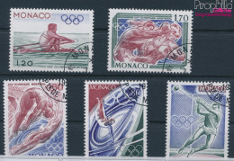 Monaco 1225-1229 (kompl.Ausg.) Gestempelt 1976 Olympische Sommerspiele76 Montreal (10196359 - Used Stamps