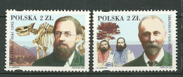 POLAND MNH  ** 3718-3719 JAN CZERSKI. BRONISLAW PILUDSKI - Neufs