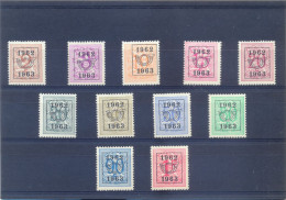 Reeks 55  PRE725/PRE735  Postgaaf ** MNH PRACHTIG - Sobreimpresos 1951-80 (Chifras Sobre El Leon)