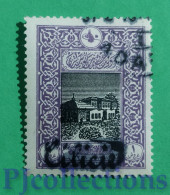S94- CILICIA 1919 FRANCOBOLLO TURCO SOVRASTAMPATO 1p USATO - USED - Used Stamps