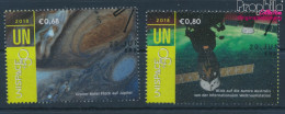 UNO - Wien 1017-1018 (kompl.Ausg.) Gestempelt 2018 Erforschung Des Weltraums (10216455 - Usados