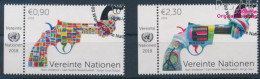 UNO - Wien 1041-1042 (kompl.Ausg.) Gestempelt 2018 Non Violence Project (10216416 - Gebruikt