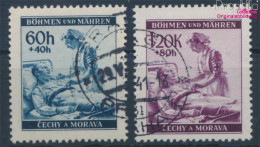 Böhmen Und Mähren 62-63 (kompl.Ausg.) Gestempelt 1941 Rotes Kreuz (10219220 - Gebraucht