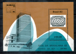 BRASILIEN Block 53, Bl.53 Mnh - Marke Auf Marke, Stamp On Stamp, Timbre Sur Timbre, Brasiliana '83 - BRAZIL / BRÉSIL - Blocchi & Foglietti