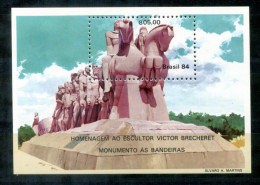 BRASILIEN Block 63, Bl.63 Mnh (see TEXT !!) - Monumento As Bandeiras - BRAZIL / BRÉSIL - Blokken & Velletjes