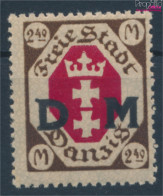 Danzig D19 Postfrisch 1922 Dienstmarke (10215290 - Dienstzegels