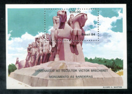 BRASILIEN Block 63, Bl.63 Mnh - Monumento As Bandeiras - BRAZIL / BRÉSIL - Blocchi & Foglietti