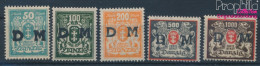 Danzig D36-D40 (kompl.Ausg.) Postfrisch 1923 Dienstmarke (10215284 - Oficial